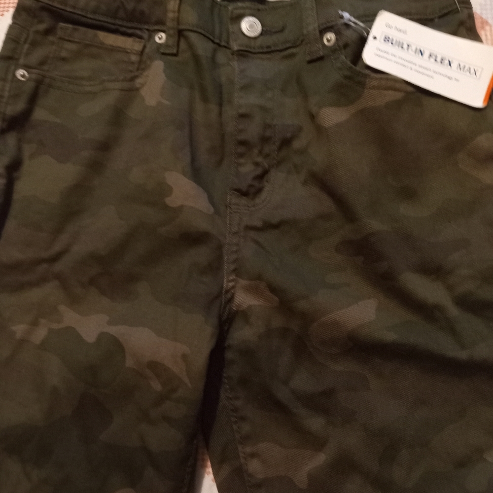 Old navy boy's sz16 camo slim fit jeans
